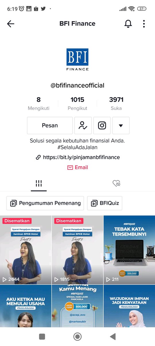 RumaishaMasru's tweet photo. @BFIFinance Jawaban : Cerdas Financial yuk ikutan @nataliawulanda1 
Done follow semua sosmed @BFIFinance https://t.co/HzT7k5wZY7