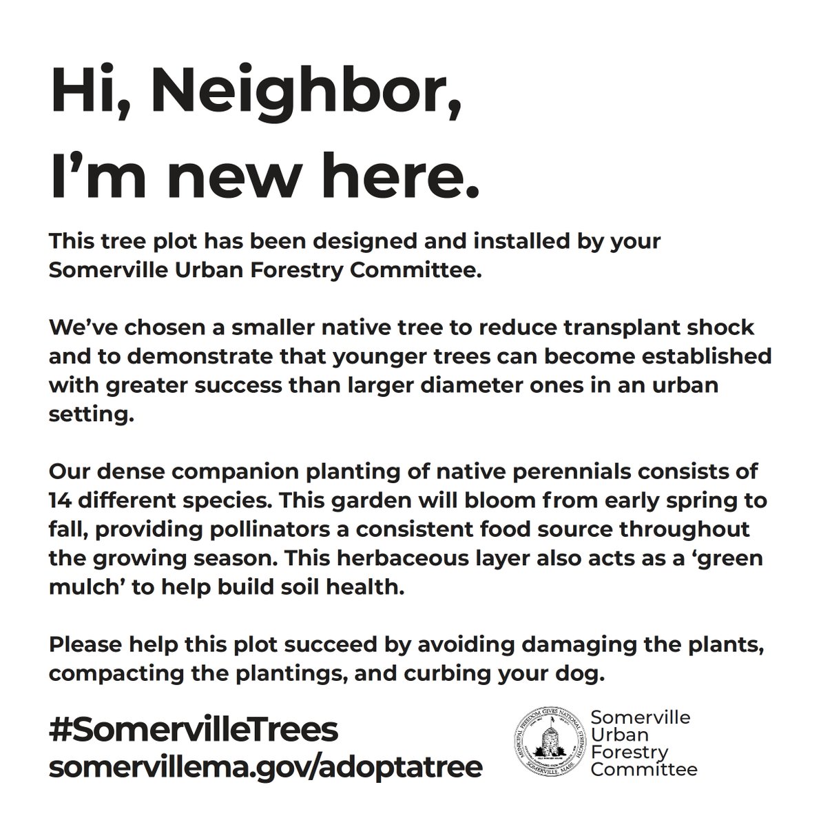 somershade1's tweet photo. You might think that was enough, but THERE IS MORE.

We're also a bunch of science nerds and the city is letting us do an experiment.

We're doing a pilot of something -different- in some empty tree pits.

Younger trees, integrated understory plantings, different compost.

22/? https://t.co/cqdCqjUkxX