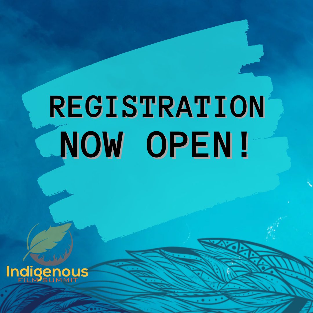 indigisummit's tweet photo. Registration is now open, and free to join!  

Join us virtually for Thursday, June 23rd for Day One of the Indigenous Film Summit.

Schedule and registration available here - https://t.co/f40VYcPKGn https://t.co/VYjT4f8ZVC