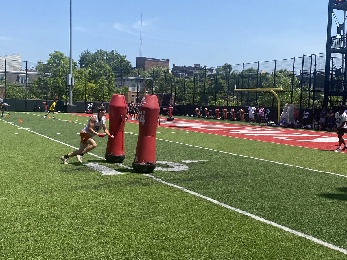 Had a great time at the Cincinnati camp. Love to compete <a href="/GoBearcatsFB/">Cincinnati Football</a>