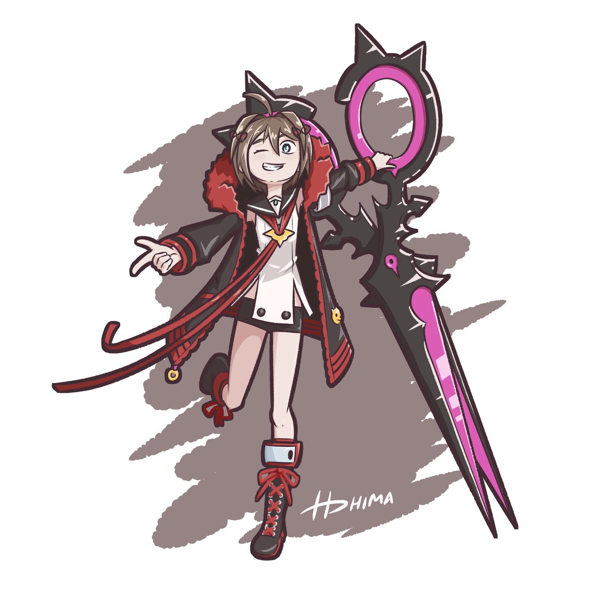 HBHIMA1's tweet photo. Akatsuki/Red Riding Hood (Libero) - Mary Skelter Nightmare

#draw #drawing #game #fanart #redridinghood #akatsuki #maryskelter #cute #girl #gaming #dungeuncrawl #turnbased #games https://t.co/mjMNV7gwJS
