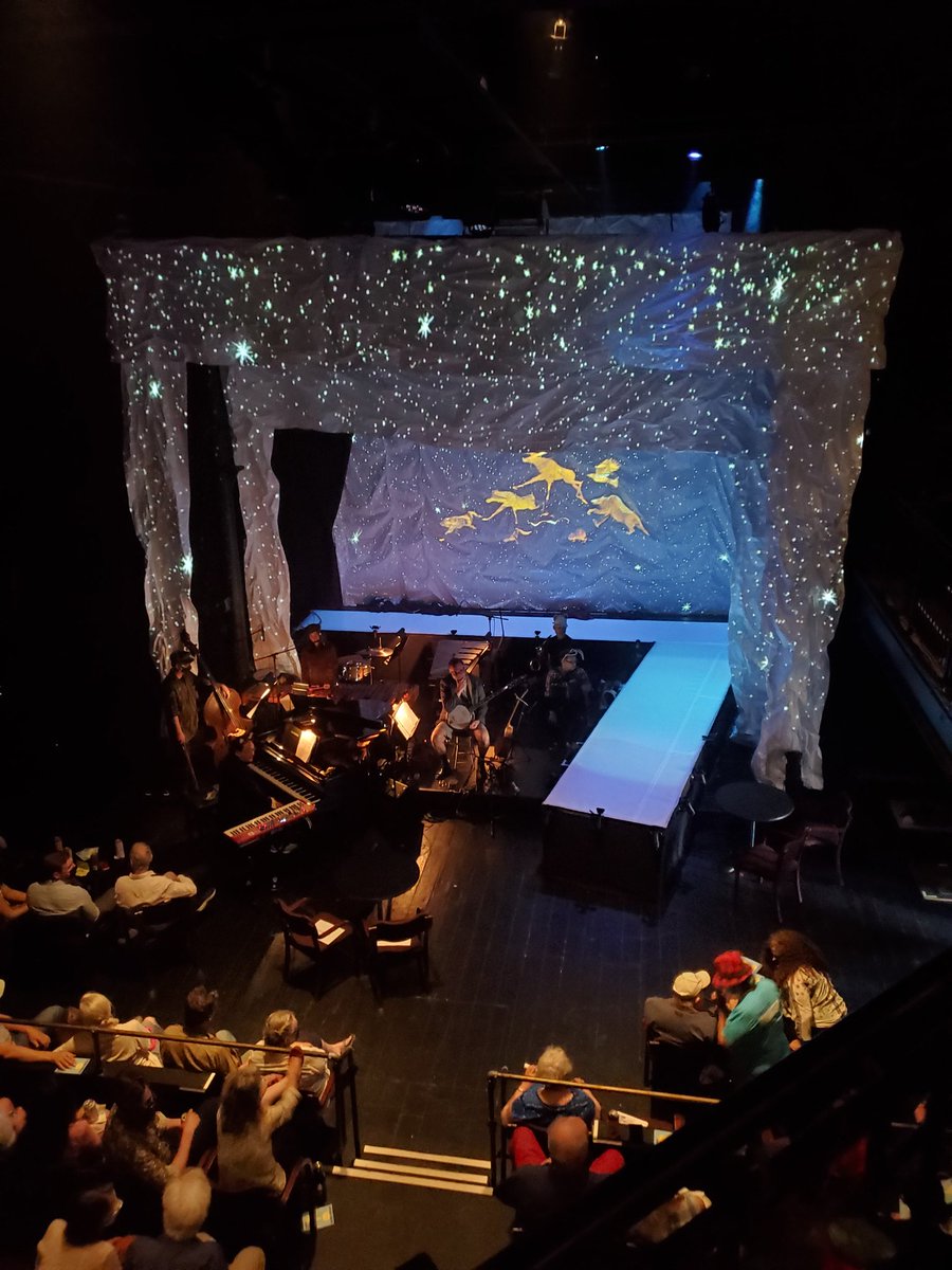 Good to be back and see live theatre <a href="/beyondwallsTPM/">Theatre Passe Muraille</a> missed the beautiful sets, musicians and actors 💕