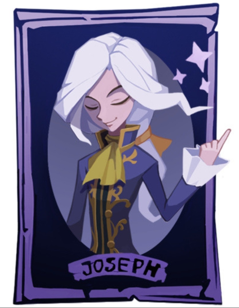 Haven't seen anyone post this so here's an official art of Joseph from a 2018 patchnote (from Weibo)