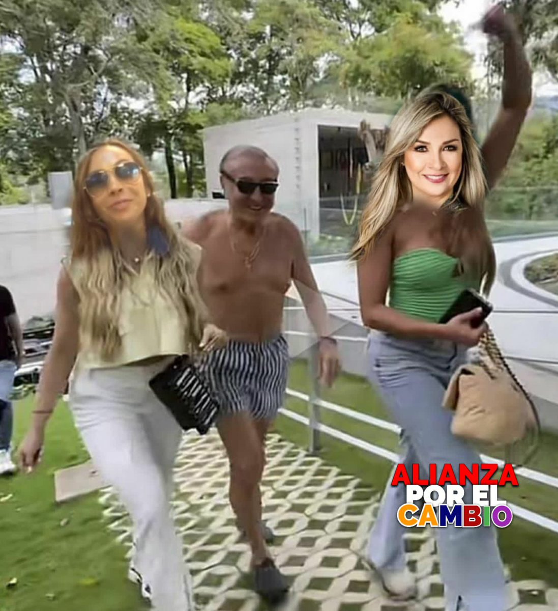 #RodolfoCobarde ni llevando periodistas apareció.
