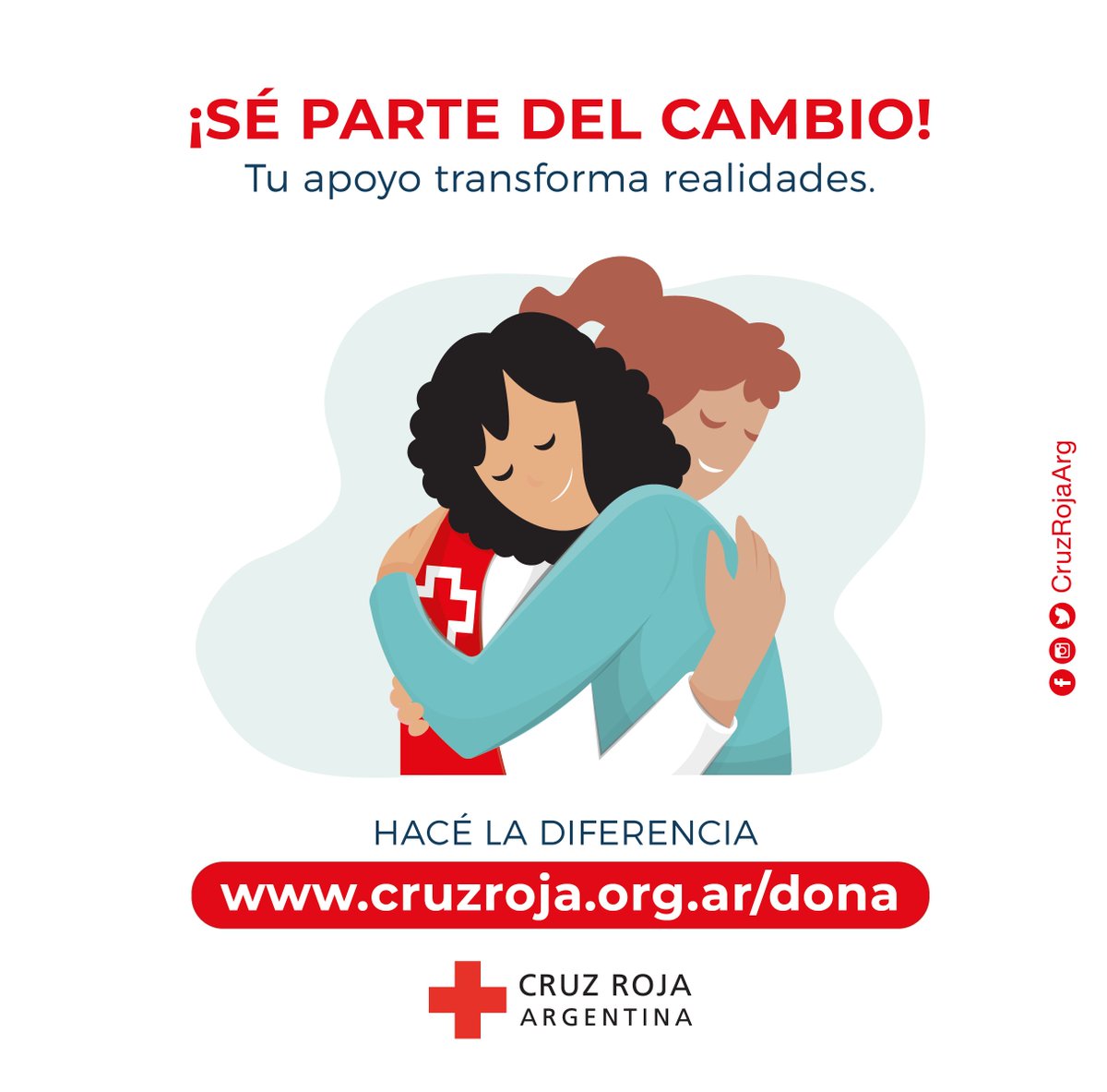 CruzRojaArg's tweet photo. Confiamos en el poder de nuestras acciones ❤️ ▶️ ¡Sumate a transformar realidades! 

Con tu apoyo podemos seguir trabajando junto a las comunidades que más lo necesitan. 

Doná ahora en ▶️ https://t.co/BQbxuHbugz

#CruzRojaSiempreEstá⛑️❤️ https://t.co/bUIpEjyP1x