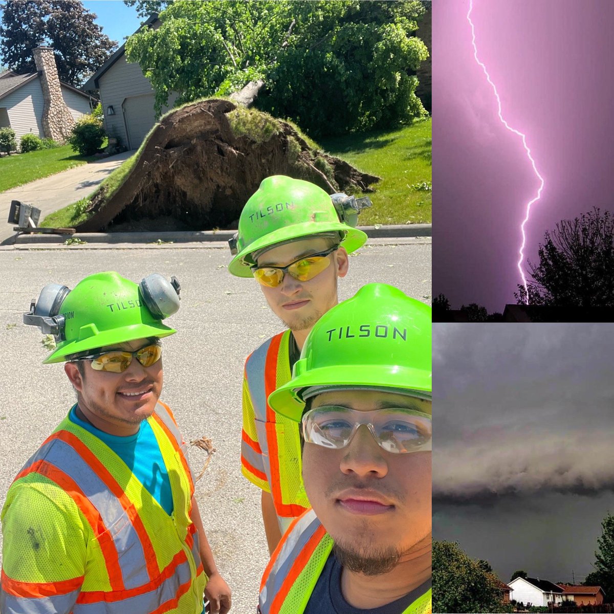joshuabroder's tweet photo. When you build America’s information #infrastructure you take weather in stride, but don’t take anything for granted when it comes to #safety. @TilsonTech is #hiring in #Wisconsin and nationally at https://t.co/jxpMMaLmPZ #wisconsinwx #wx #broadband https://t.co/hEYYDsVKCB
