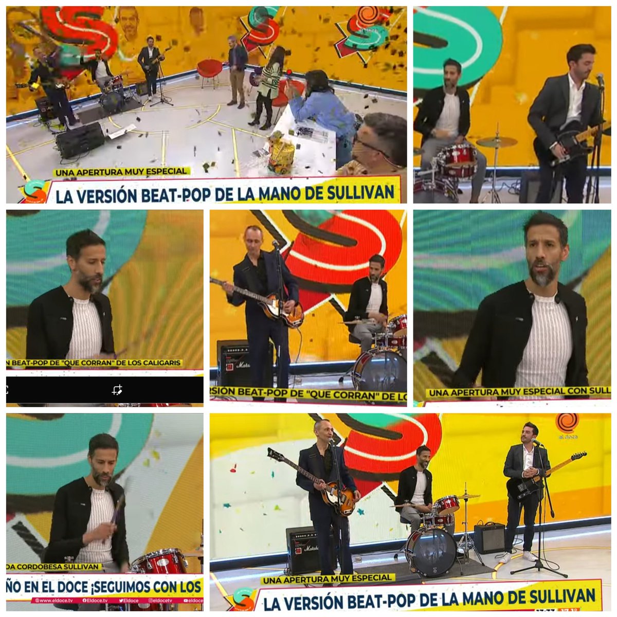 <a href="/sullivanbeatpop/">Sullivan (beat pop)</a> <a href="/MAURYAMBROSI/">Ramiro Ambrosi</a> <a href="/ElDoce/">El Doce</a> <a href="/LOSCALIGARIS/">Caligaris</a> Buenísimo!! Que estuvo <a href="/MAURYAMBROSI/">Ramiro Ambrosi</a> <a href="/carlosada/">Carlos Sada</a> son enormes!!!!