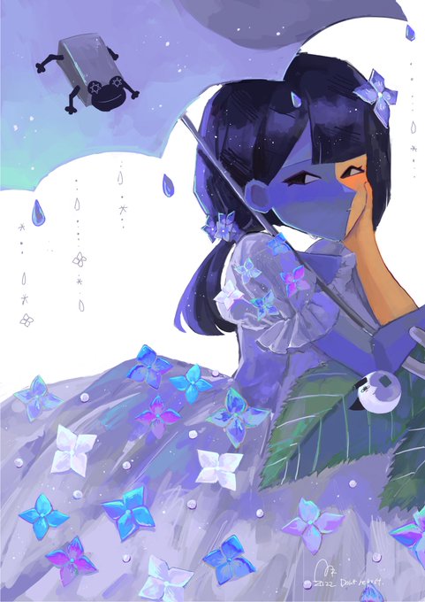 「傘 水滴」のTwitter画像/イラスト(新着)｜5ページ目