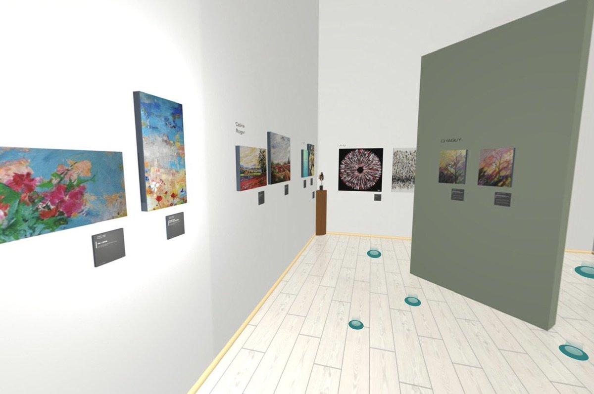 helenecaroline's tweet photo. « Jardin de Joie » est prolongée jusqu’au 31 déc. 2022 dans le MACVR3D. 63 oeuvres par 28 artistes soulignent les 25 ans du CIAAZ. Visible sur Internet et dans un casque de réalité virtuelle - https://t.co/1uKxbjwJlu - #art #arts #realitevirtuelle #macvr3d #virtualreality https://t.co/yq9SqfNGKS