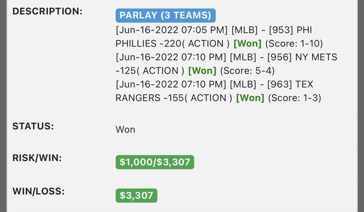 MilesParkerBets's tweet image. Hit a nice little personal play tonight so we’ll run a giveaway for some weekend BEER MONEY 🍻

$100 giveaway. LIKE AND RETWEET TO ENTER. Must be following to be picked.

4 winners chosen tomorrow evening! 🔥