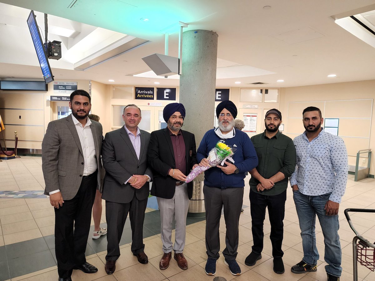 marimegha1's tweet photo. A very warm welcome to our great friend and former education minister of Punjab Dr. Dalit Singh Cheema and family. It is always an honour and pleasure to have him with us here in Canada. Truly an example of class, leadership, and wonderful human being. https://t.co/5cEwA8Drrl
