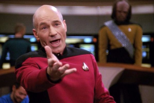 shopwhut's tweet photo. In honor of Captain Picard Day we need to know, what caption would you put on this timeless meme? #startrek #nostalgic https://t.co/XbULa2GCnt