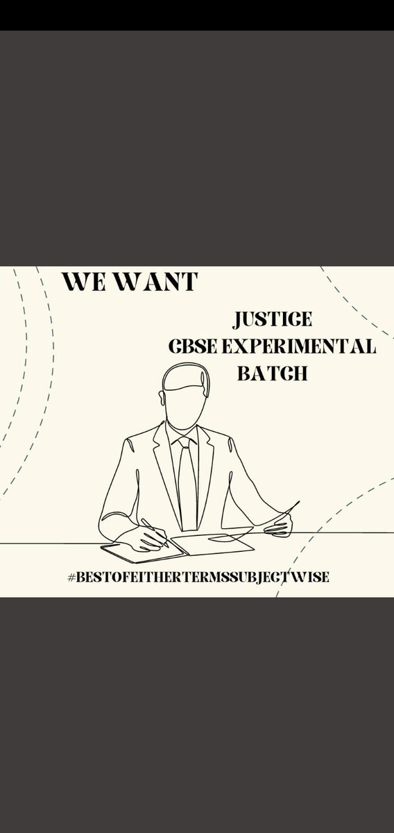 Krishna66168840's tweet image. Every cbse students want justice they want subject wise best of either term for class 10 and 12 #ModijiHelpBoardStudents2022 @cbseindia29 @EduMinOfIndia @PMOIndia @ZeeNews @UrHimanshuBorah @Republic_Bharat @Jagranjosh  @News18India