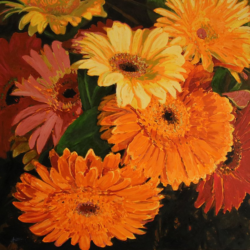 awayne48's tweet photo. Now it's a time for a happy image. 
Here is a painting of mine from 2019.
#artist #painting #artistlife #Creativity #Inspiration #Australianart #countrylife #finearts
#cowra #canowindra #flowers https://t.co/gD8MGAsm1a