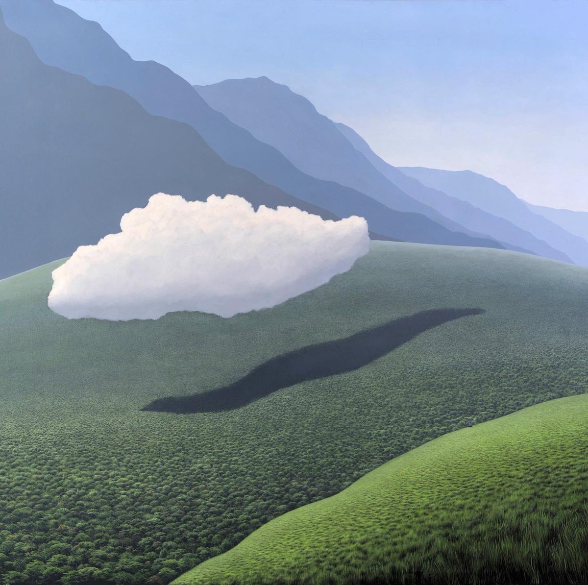 blueplayground_'s tweet photo. 1/ “Visual artist, nature lover, meditator” - Tomás Sánchez’s dreamlike landscapes inspires us to seek our undisturbed paradises. #NFT #NFTCommunity #NFTCollection #NFTArtwork https://t.co/p8jkKwwGox