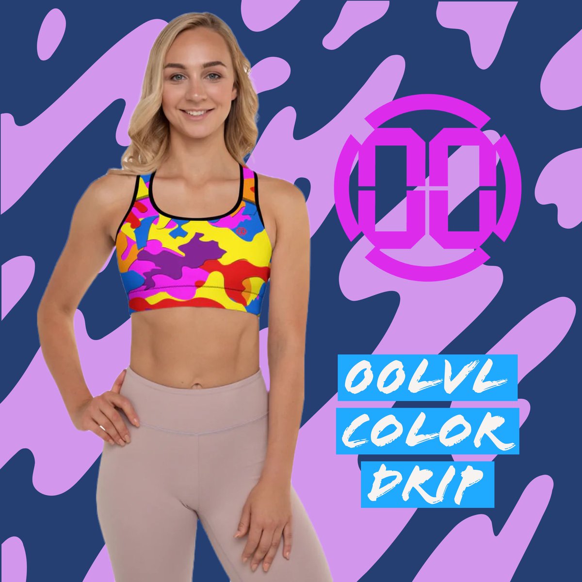 00lvlshop's tweet photo. Get #fit in the #00LvL #ColorDrip #sportsbra‼️ 💪🏾😎
Browse the collection made for #gamers that want to get fit‼️

#00lvlshop #fitnessapparel #gamingfashion https://t.co/8C0CZYKDzW