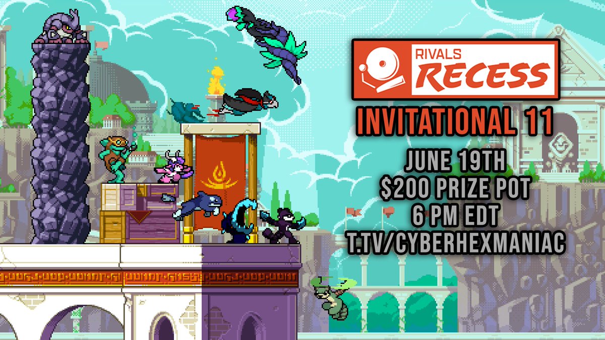 RivalsRecess's tweet photo. RRC Invitational 11 is rapidly approaching! Be sure to tune in this Sunday at 6 pm EDT for our season finale over at https://t.co/PzgNP3HyKb. https://t.co/Ajtih96rm9