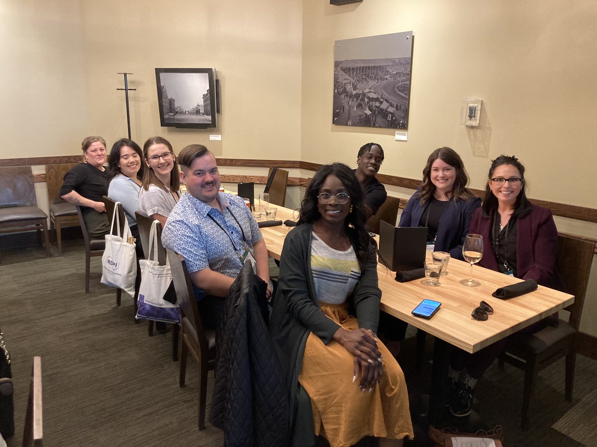 bciln's tweet photo. Fantastic getting these #mytru chemistry students, alumni, postdoc and extended faculty family together and seeing their research and work showcased #CCCE2022 #CSC2022  @alumnitru @TRUResearch @thompsonriversu https://t.co/TJkvyHDe9E