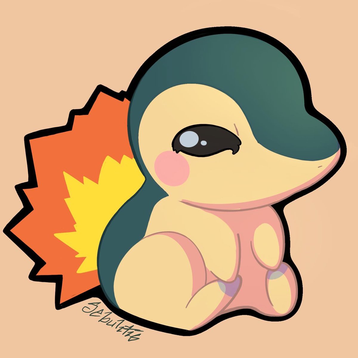 coco_sebulitis's tweet photo. Some #cyndaquil to break my year long Pokémon hiatus 
Didn’t even realize it happened until I checked https://t.co/2j6APSr8Jq