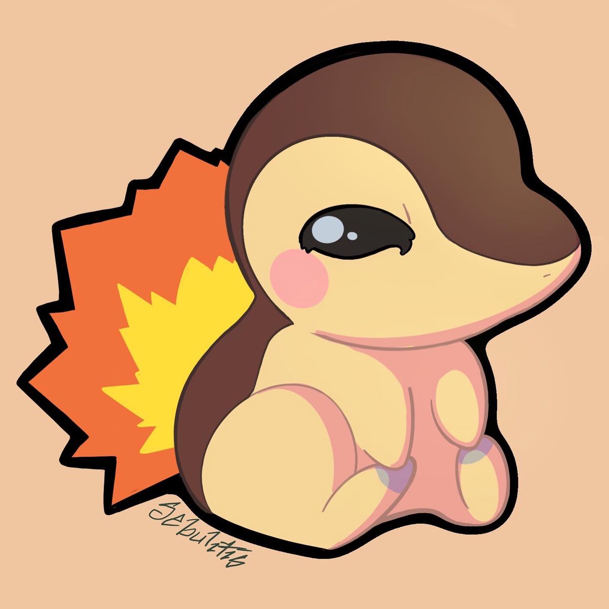 coco_sebulitis's tweet photo. Some #cyndaquil to break my year long Pokémon hiatus 
Didn’t even realize it happened until I checked https://t.co/2j6APSr8Jq