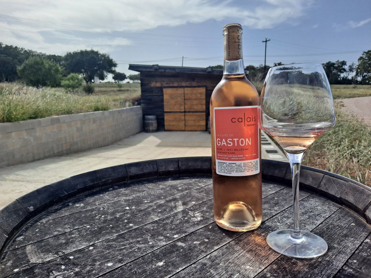 calaiswinery's tweet photo. Our Rosé is back! We're excited to announce the release of our 2021 Gaston. Dry, crisp, and just in time for Summer! Stop by The Cave soon for a taste. Appointments still available this weekend! #txwine #texaswine #txwinery #txrose #texasrose #calaiswinery #realtexaswine https://t.co/Jvv4jvCkWE