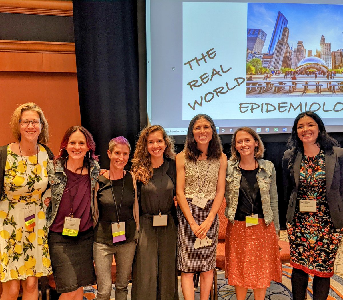 This is the true story of 7 epidemiologists... Picked to give presentation... To find out what happens... When people stop making assumptions... And start getting REAL. This is the real world - Epidemiology! #SER2022 #epitwitter 1/3