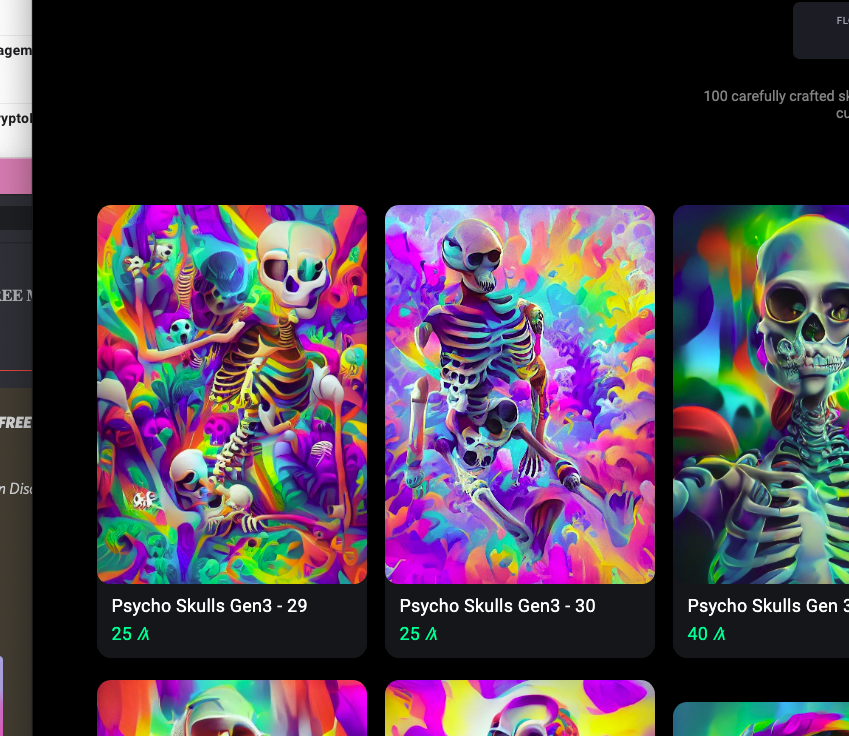 skullsonalgo's tweet image. some floor skulls!