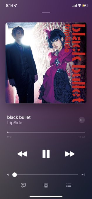 続いてもfripSideの曲ブラック・ブレットのOP、black bulletアニメクソ面白かったのにもう続編が作られる