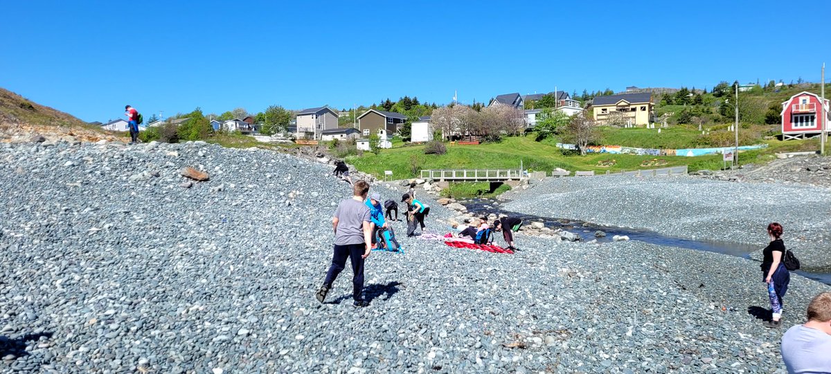 StPierreSherry's tweet photo. Great day for the Year End Field Trip for 5F to Torbay Beach via part of the @EastCoastTrail. 🌞🌊 @JuniperRidgeNL https://t.co/6WUghWwSfK