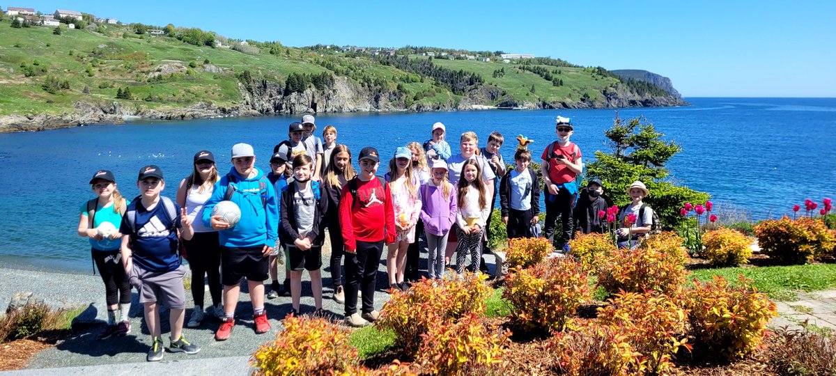 Great day for the Year End Field Trip for 5F to Torbay Beach via part of the <a href="/EastCoastTrail/">East Coast Trail, Newfoundland & Labrador</a>. 🌞🌊 <a href="/JuniperRidgeNL/">Juniper Ridge Int</a>