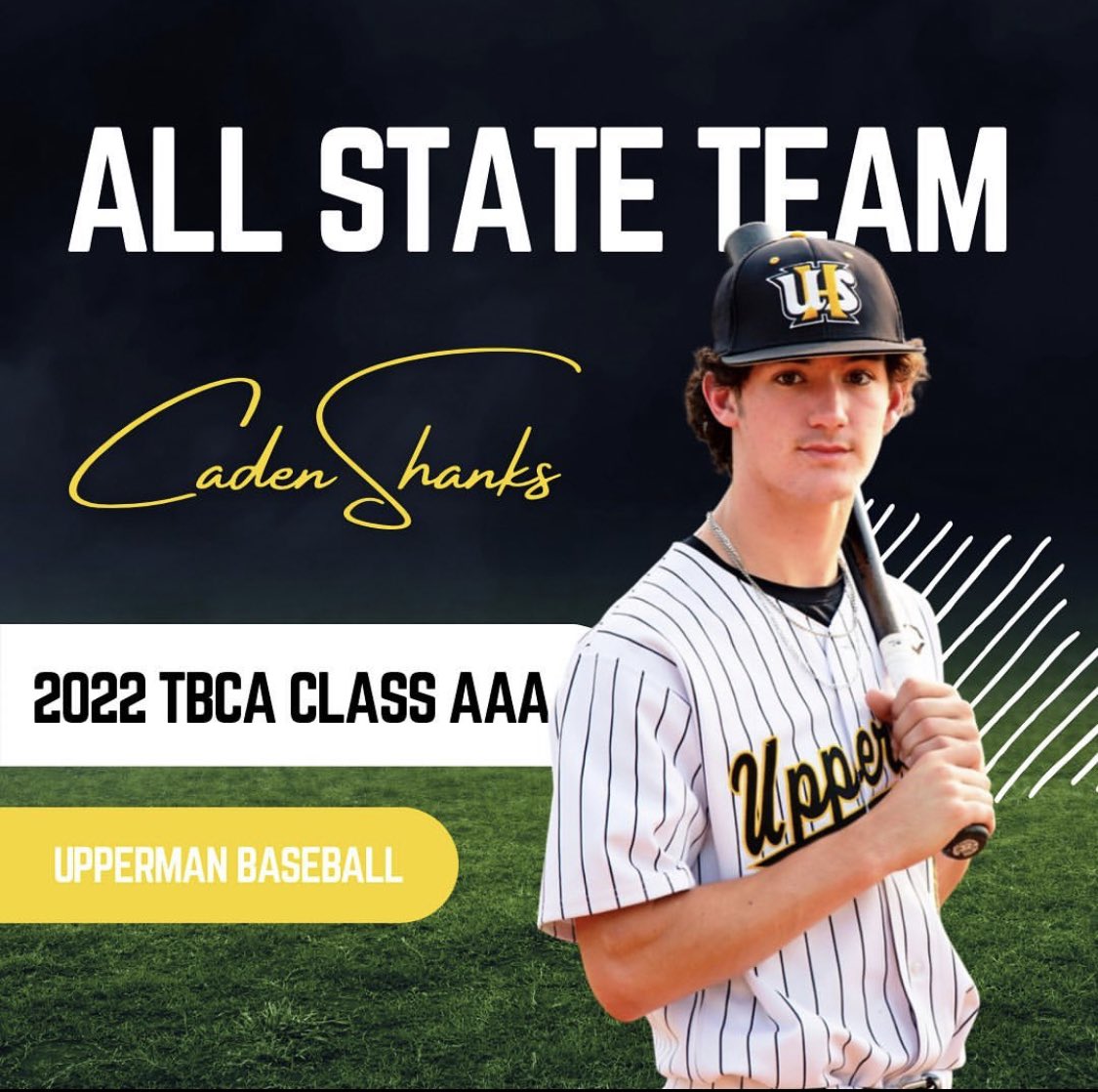 Baseball_UHS's tweet photo. Congratulations to @EliHuddleston4 and @shanks_caden being named to the @TBCAorg Class 3A All State Team
@ShanksWes
@_davidking_
@UppermanBees https://t.co/ybNkv5cgc7