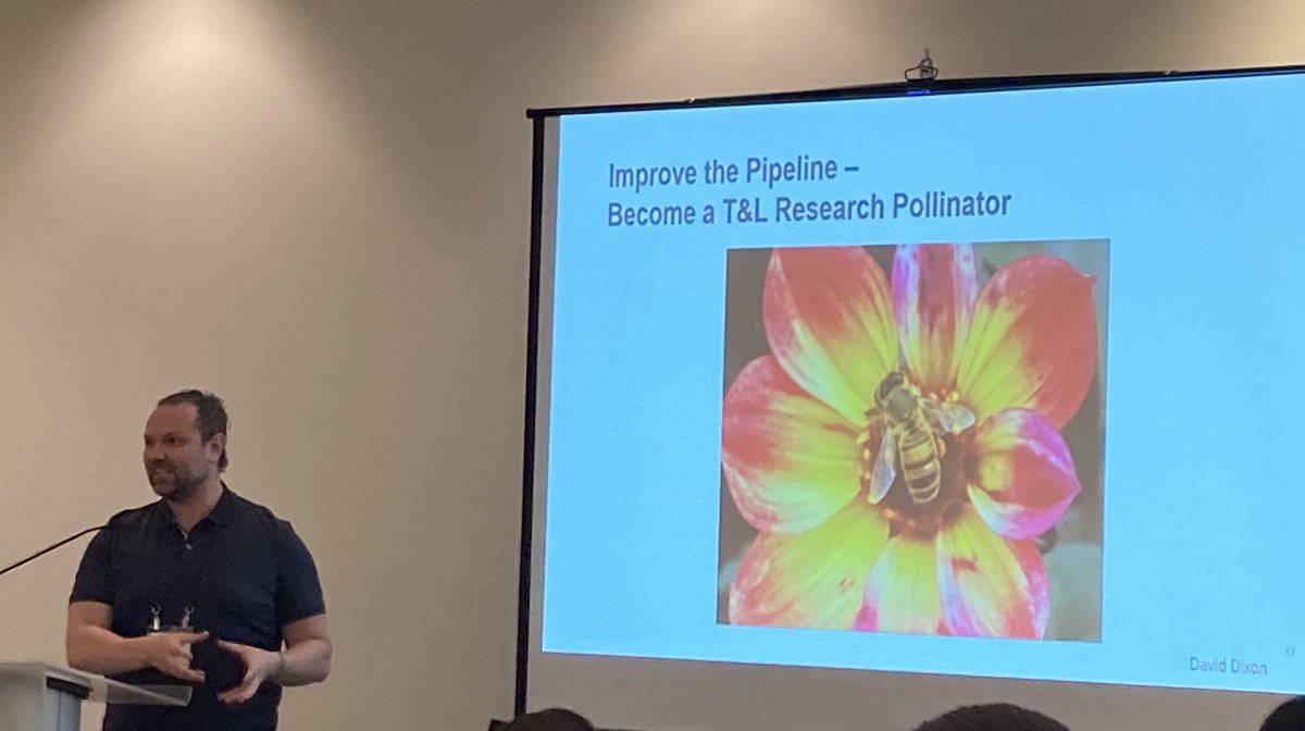 bciln's tweet photo. Thanks @McCollumBrett for another great talk #CCCE2022 #csc2022 and inspiring us to work for success and improved evaluation of both chemical education research and SoTL https://t.co/UYo34ulVAU