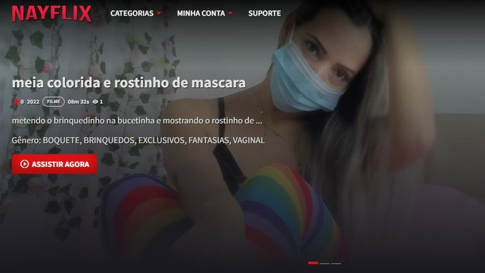 Video da semana j&aacute; esta on no meu portal Nayflix vem conferir tudinho 🙈  https://t.co/WUcCkTYpT3 ☑️ https://t