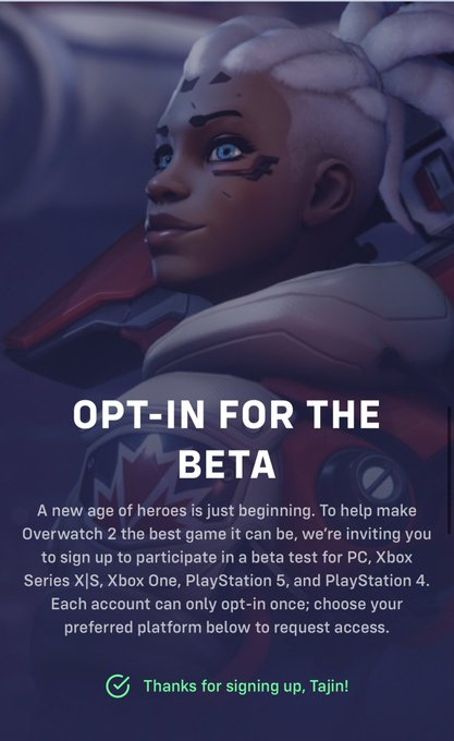 How I&rsquo;ll be praying to get in the Overwatch 2 second beta 🙏🏻 https://t.co/EgsC6NJk9a
