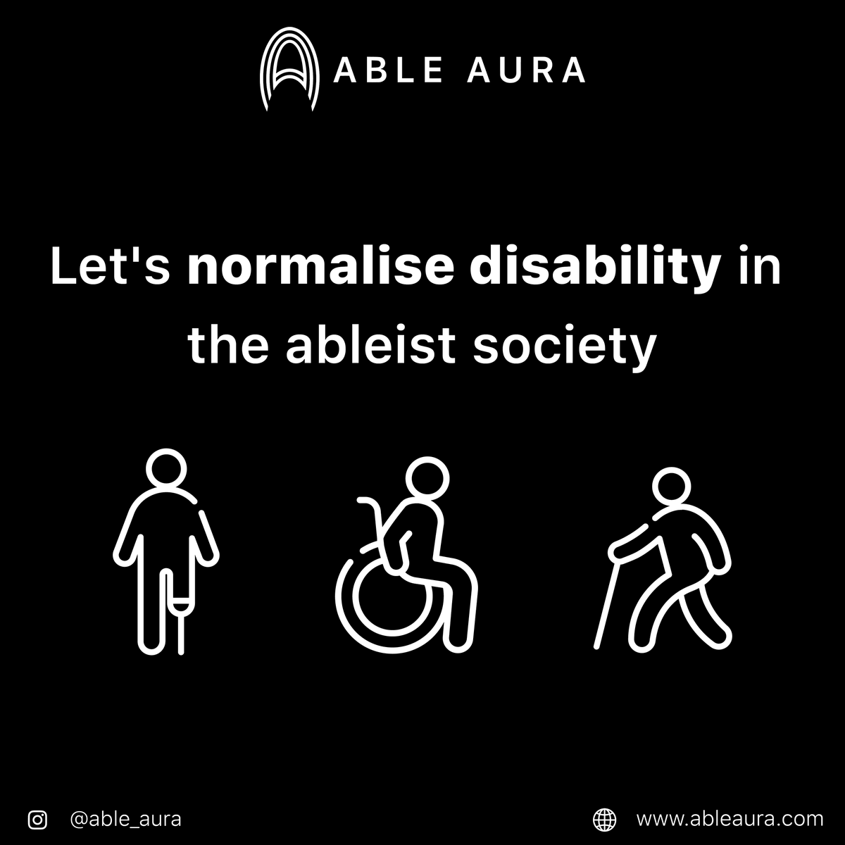 able_aura's tweet photo. Ableism is not NORMAL.
Disability is.

#disability #ableism https://t.co/S8oNNBCuEx