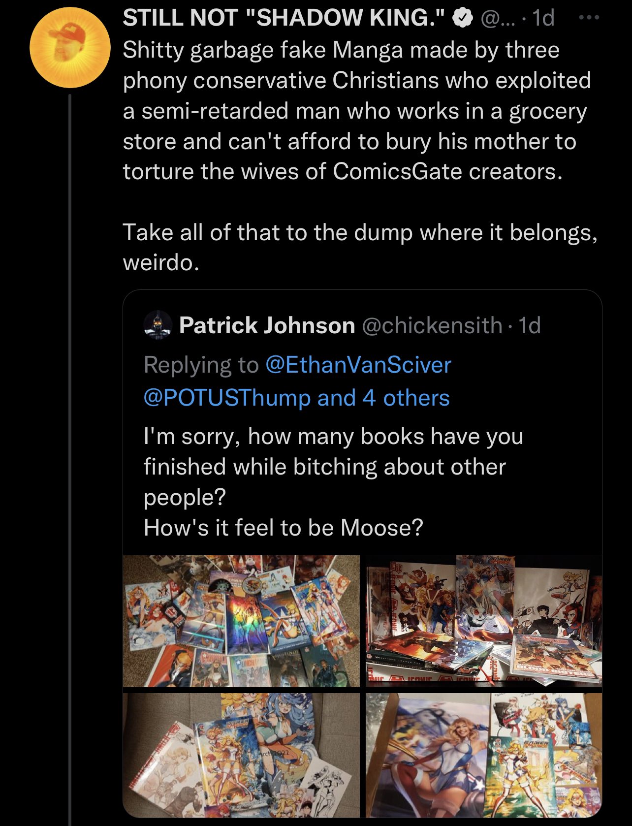 Comicsgate Posting Their Ls on Twitter "It looks like Ethan is