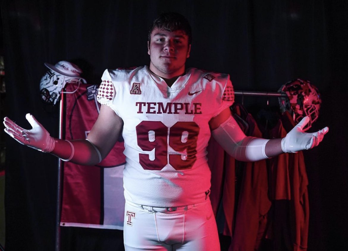 CallDT's tweet photo. What 2023 DL/TE Matt Scicchitano(@mshicky66) told our DT on his official visit to Temple: βI just loved everything about it. The campus, the whole city, the facilities, the coaches, the players, everything!!!β
@Temple_FB @TempleOwls @TempleUniv https://t.co/Fv0SfaQoRR