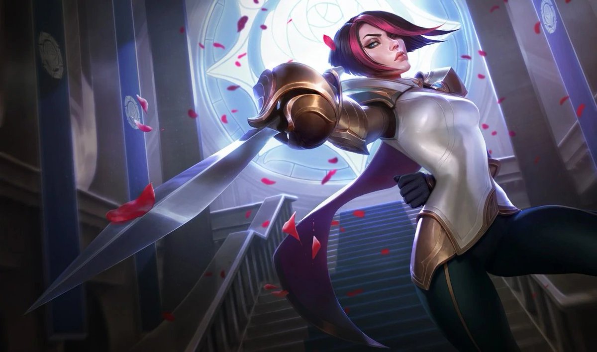 「Fiora change on PBE:
* P base damage rev」|Spideraxeのイラスト