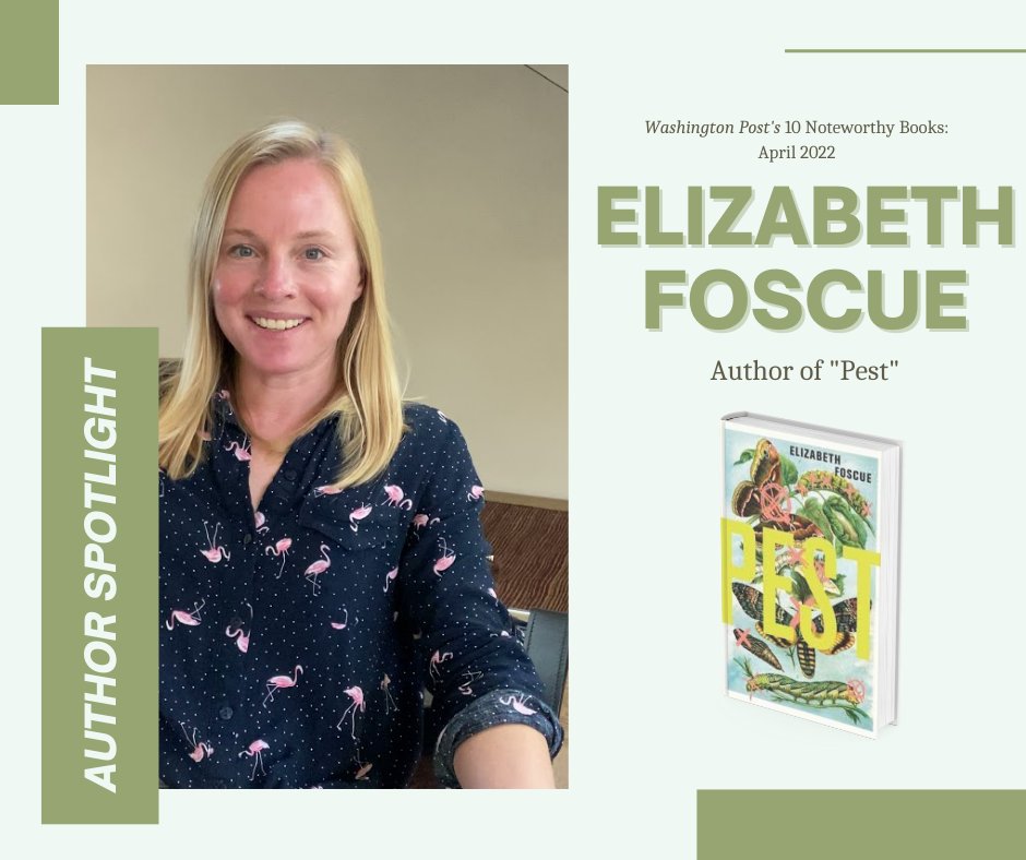 TurnerPub's tweet photo. ⭐ Author Spotlight ⭐
Listed on The Washington Post's List of Noteworthy Books for April, 2022, Pest by upcoming author Elizabeth Foscue is a new release you can't overlook!
Learn More About Elizabeth and Read Pest today, Just Click the Link ➡️
https://t.co/vvhhXQbOEJ https://t.co/Nubg0DedUm