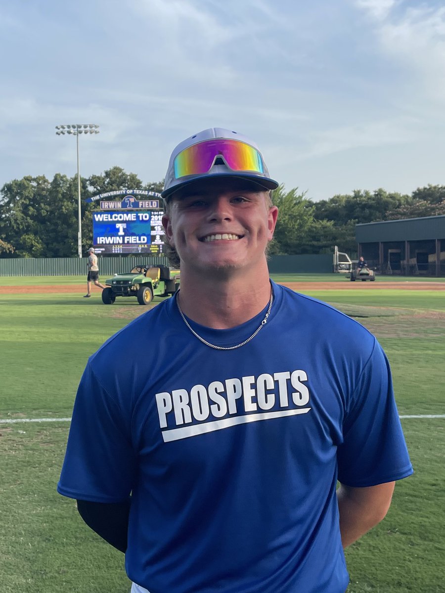 FiveToolETX's tweet photo. F: @AcademyFielders Prospects Ruybal 13, East Texas Heat 2
PoG: @RattanCole 4 IP, 5K, 2 BB, 2 ER
Hitter: @ManandharArya 1-3, 2B, 3 RBI, BB https://t.co/Lzr7aJ9HGL