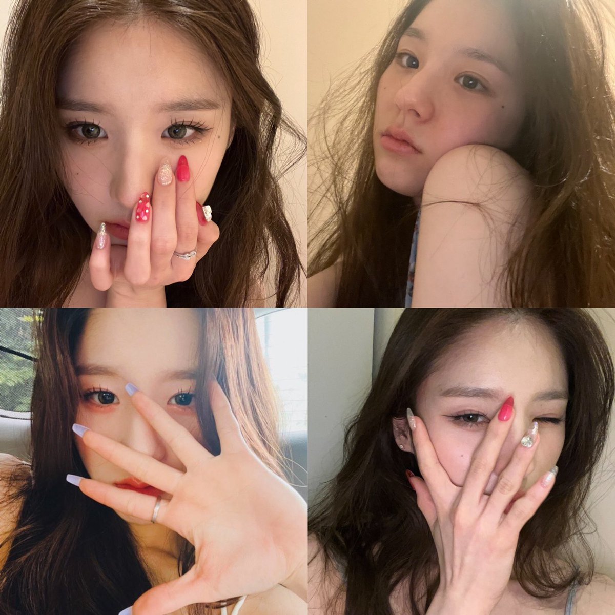 pretty heejin selfies