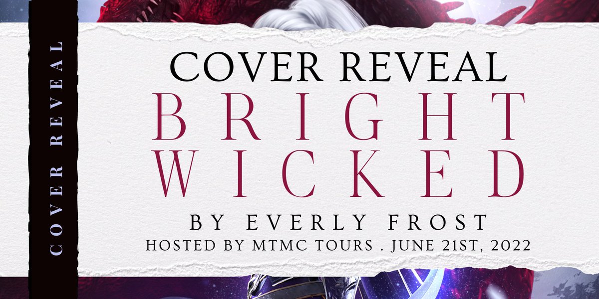 mtmctours's tweet photo. New cover reveal signups for BRIGHT WICKED by @everlyfrost! 😍👇So excited for you to see this new amazing cover!
https://t.co/4aDlhPlu1F
"...One forbidden touch. Two champions sworn to destroy each other. Three days to break the spell … or die..." https://t.co/U5MiX5oGN3