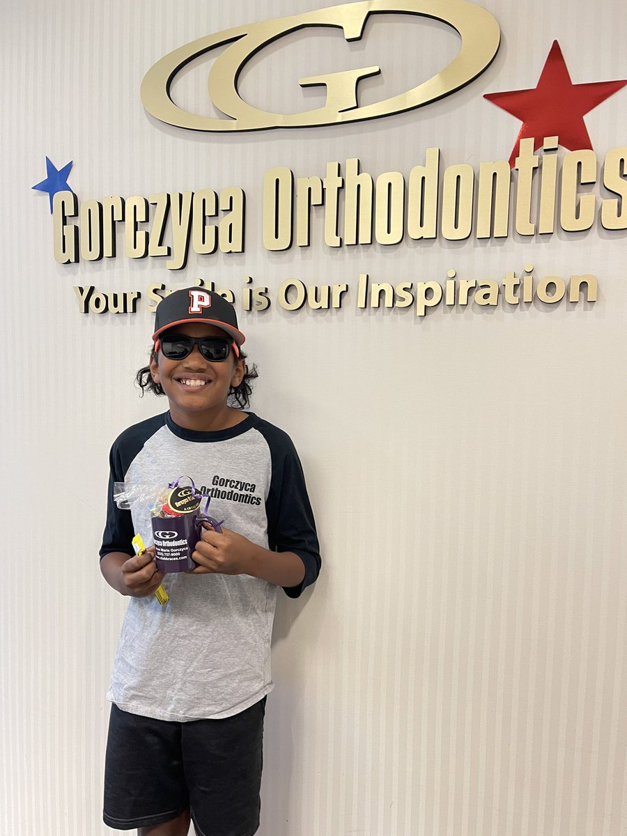 DrGorczyca's tweet photo. Keep smiling! #phase1 #age7 #braces #antiochca https://t.co/GbSi57abQ4