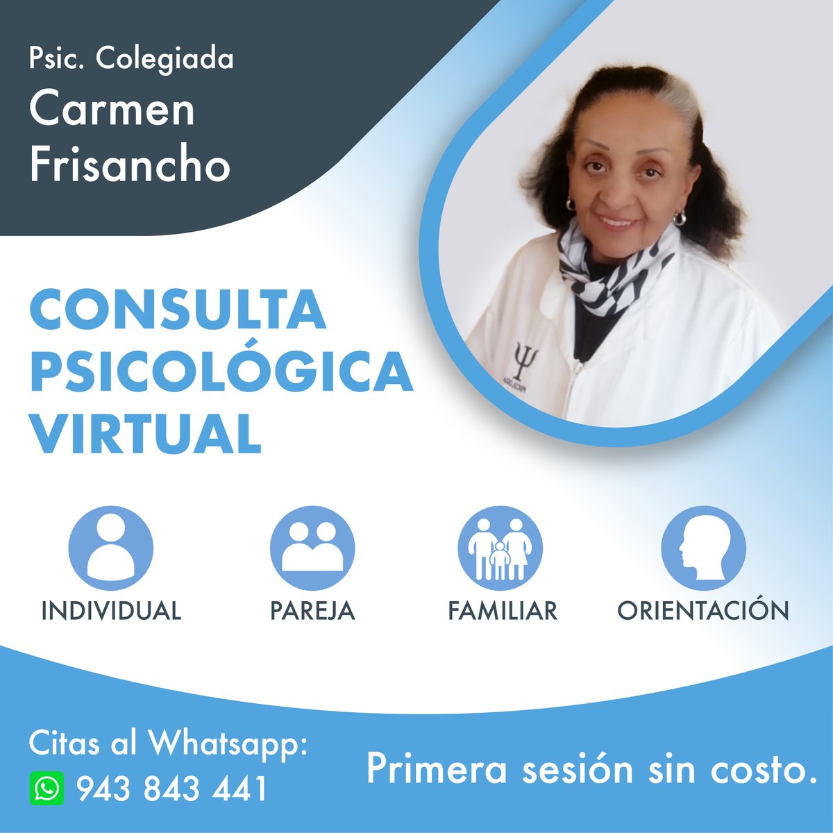 oapaza13's tweet photo. Mi madre, la psicóloga más empática de este planeta, está retomando las consultas virtuales con un servicio de primera y a una tarifa accesible. Les agradeceré infinitamente un retweet para que llegue a quien lo necesite. https://t.co/RSeCOcOgyY
