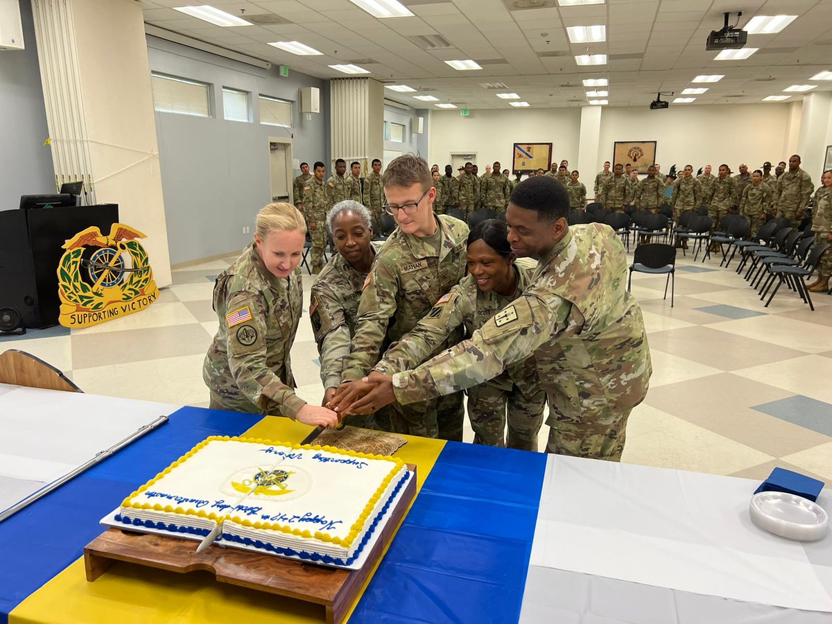 Happy Birthday to the U.S. Army Quartermaster Corps! For 247 years, Quartermasters have been driving change and making it matter every day Proud to celebrate the largest and oldest logistics branch with <a href="/QMS_CSM/">15th Regimental Command Sergeant Major</a> and the Soldiers of 23rd QM BDE! #supportingvictory <a href="/SCoE_CASCOM/">U.S. Army CASCOM</a>