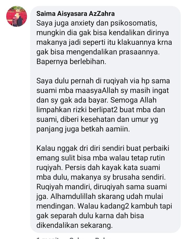 Khaerulkbc's tweet photo. Ikhtiar Dengan Ruqyah, terapi hati, walaupun online tetap di bimbing oleh kami hingga sembuh.
Semoga temn teman yg sedang berjuang d fase yg sama Allah sembuhkan penyakit y
note : ss sudah izin kepada pemilik akun untuk ibroh bagi yang lainnya https://t.co/rhMkk64JU4