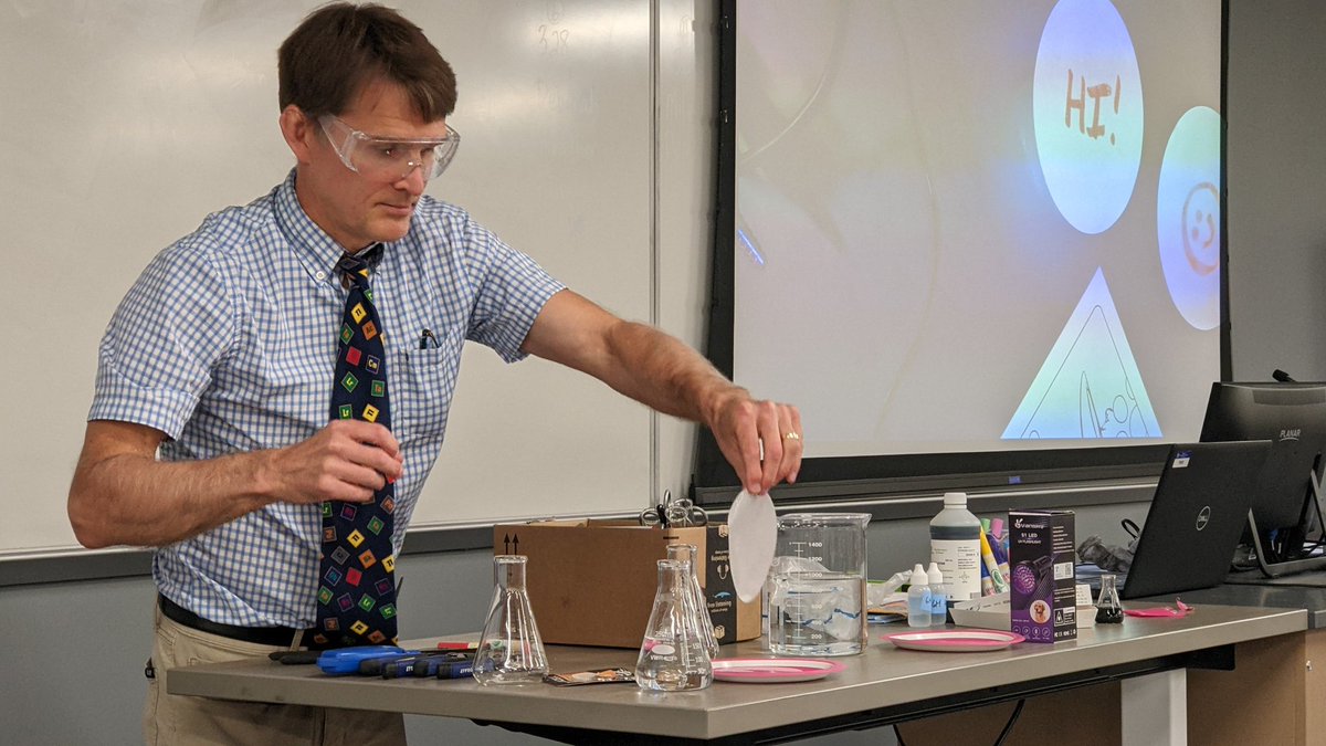 Great time at "chemistry camp" this week at the <a href="/ACT2TX/">ACT2</a> conference learning from our featured guest <a href="/pchemstud/">Tommy Technetium</a> and everyone else!