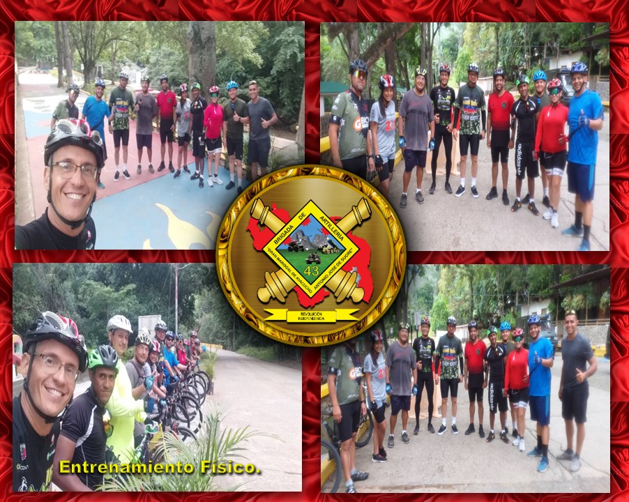 #16JUN22 Hoy continuamos el entrenamiento, en esta oportunidad con un recorrido de 42k. Venceremos!
#ManuelaYBolívarSiempre
#Somos43BAC
#EjércitoYPuebloInvencibles
#ZODIGuáricoEnBatalla
#PuebloValienteYLeal
#JuventudDeportivaDeOro
<a href="/padrinovladimir/">jose duarte</a>
<a href="/dhernandezlarez/">GJ. Domingo Hernández Lárez</a>