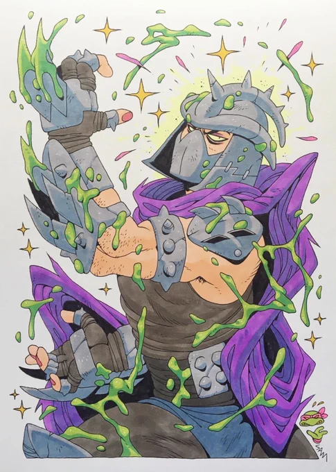 Hey it's a good time post some of these again. Time to see what Shredder's up to. 