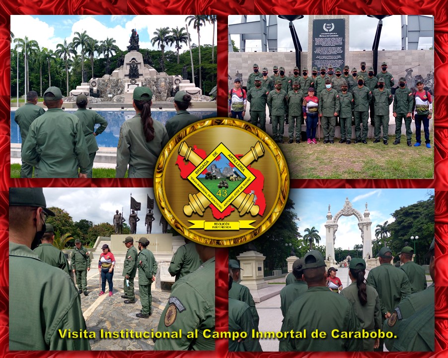 #16JUN22 Hoy tuvimos el Honor, el Campo Inmortal de Carabobo, donde fuimos ilustrados por la Ciudadana Glenda Ygarza, de los hechos ocurridos hace 201 años atrás, hechos que marcaron la historia de nuestra Independencia. 
#ManuelaYBolívarSiempre
#Somos43BAC
